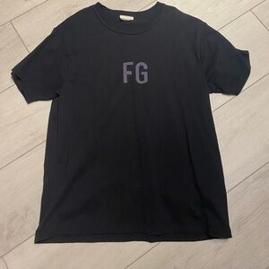 Fear Of God Sixth Collection Reflective Shirt-black-size medium/large